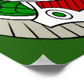 O'Brien Dragon Irish Flag Poster Print (Hoek)