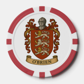 O'Brien familiewapen pokerfiches Poker Chips