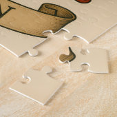 O'Brien familiewapen zilveren puzzel (Zijkant)