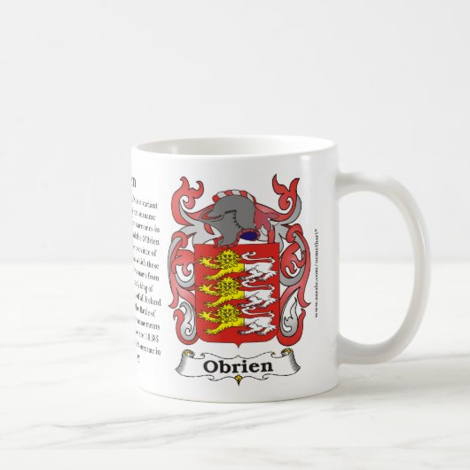 Obrien Family Coat of Arms Mok (Rechts)