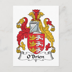 O'Brien Family Crest Briefkaart