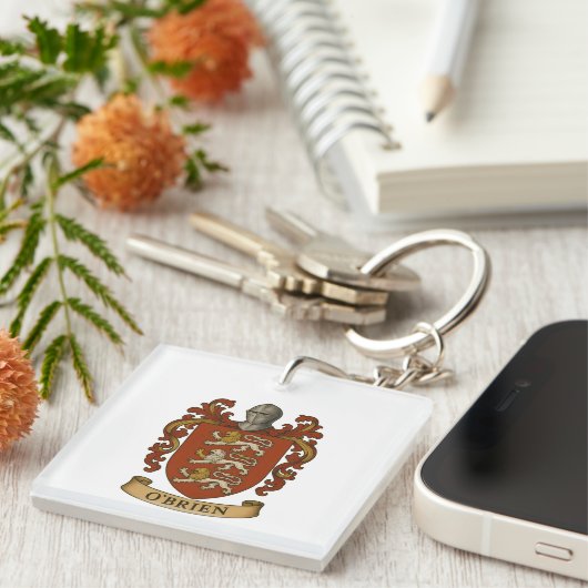 O'Brien Family Crest Keychain (Voorkant Rechts)