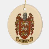 O'Brien Family Crest Magnet Keramisch Ornament (Links)