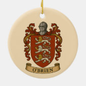 O'Brien Family Crest Magnet Keramisch Ornament (Achterkant)