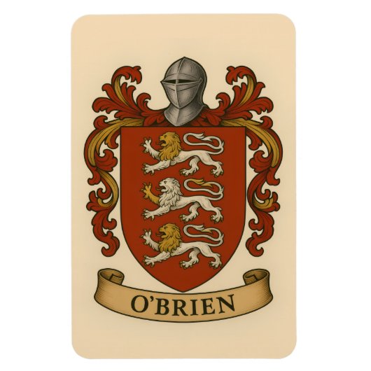 O'Brien Family Crest Magnet Magneet (Verticaal)