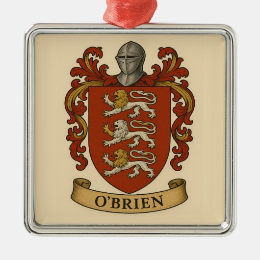 O'Brien Family Crest Ornament (Voorkant)