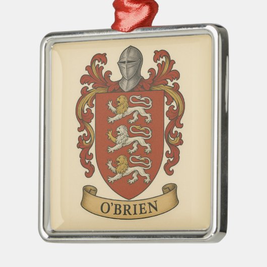 O'Brien Family Crest Ornament (Links)