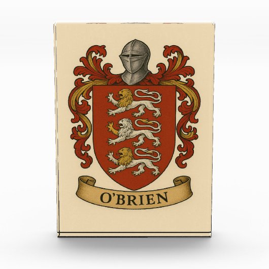 O'Brien Family Crest Photo Block Fotoblokken (Voorkant)