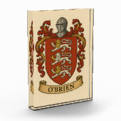 O'Brien Family Crest Photo Block Fotoblokken (Links)