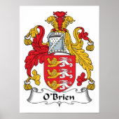 O'Brien Family Crest Poster (Voorkant)