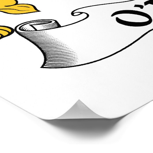 O'Brien Family Crest Poster (Hoek)