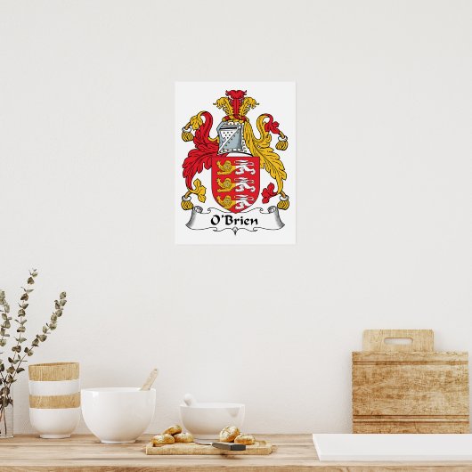 O'Brien Family Crest Poster (Keuken)