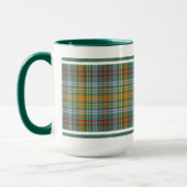 O'Brien Tartan Pattern Colorful Irish Pset Mok (Links)