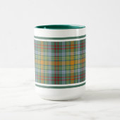 O'Brien Tartan Pattern Colorful Irish Pset Mok (Midden)