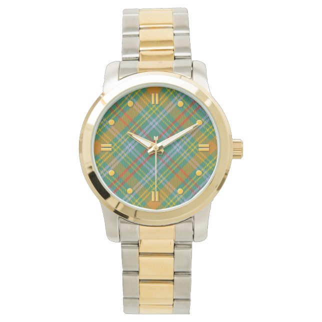 O'Brien Tartan Two-tone horloge (Voorkant)