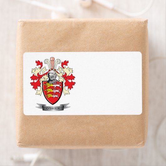 O'Brien wapenschild Etiket (Insitu)
