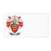 O'Brien wapenschild Etiket (Voorkant)