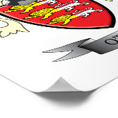 O'Brien wapenschild Poster (Hoek)