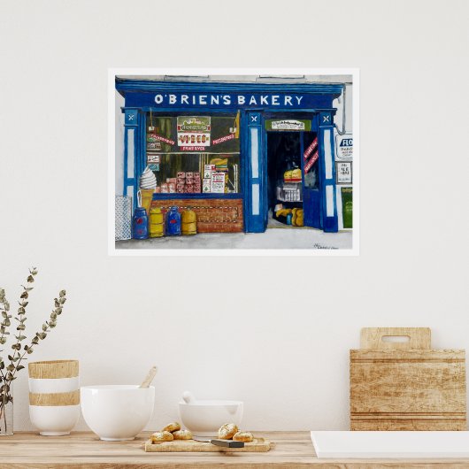 O'Brien's Bakery Poster (Keuken)