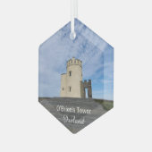 O'Brien's Tower Ireland Souvenir Ceramic Ornament (Voorkant links)
