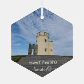 O'Brien's Tower Ireland Souvenir Ceramic Ornament (Achterkant)