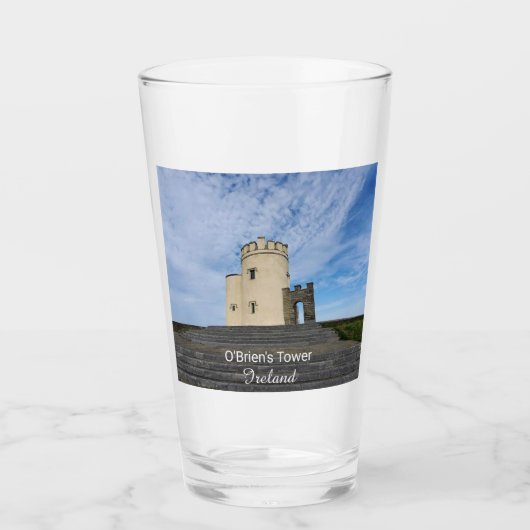 O'Brien's Tower Ireland Souvenir Drinking Glass Glas (Voorkant)