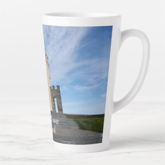 O'Brien's Tower Ireland Souvenir Latte Mok (Rechts)