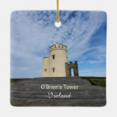 O'Brien's Tower Ireland Souvenir Ornament (Achterkant)