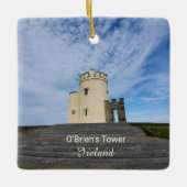 O'Brien's Tower Ireland Souvenir Ornament (Voorkant)