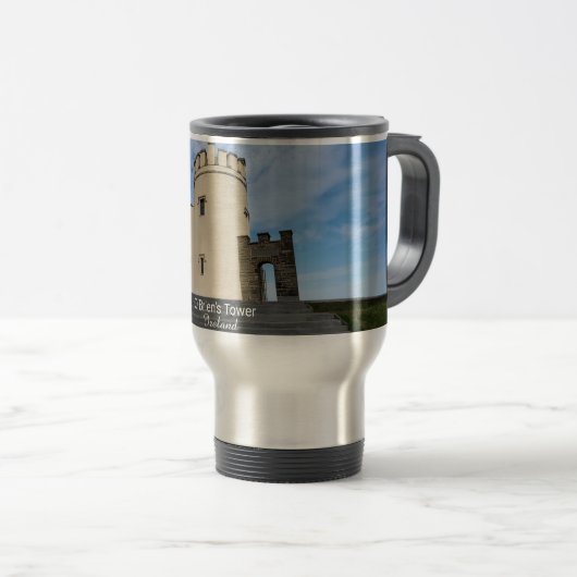 O'Brien's Tower Ireland Souvenir Travel Tumbler Reisbeker (Voorkant rechts)