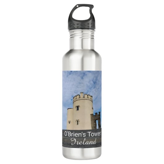 O'Brien's Tower Ireland Souvenir Water Bottle Waterfles (Voorkant)