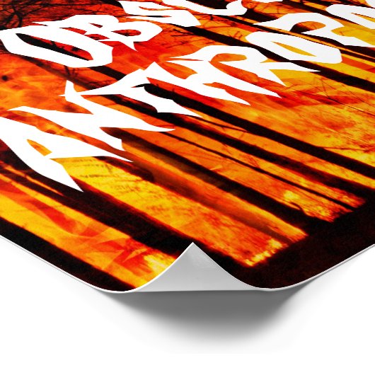 Obscene Anthropocene Climate Change Poster (Hoek)