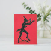  Obscene Krampus Briefkaart (Staand voorkant)