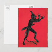  Obscene Krampus Briefkaart (Voorkant / Achterkant)