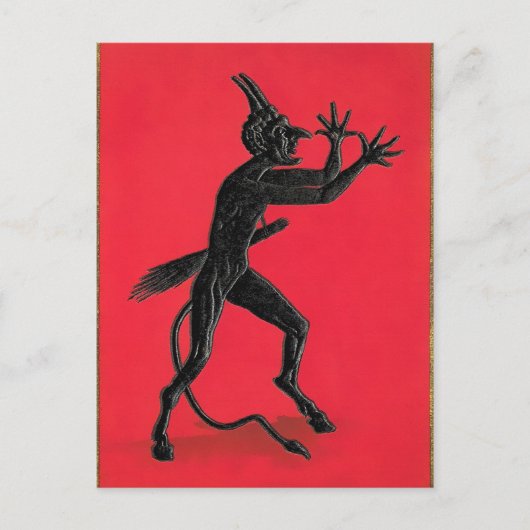  Obscene Krampus Briefkaart (Voorkant)