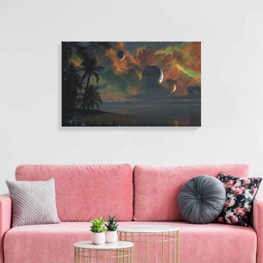 Obscura (Kusten) Canvas Afdruk (Insitu (Woonkamer))