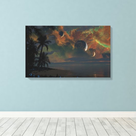 Obscura (Shores) Canvas Afdruk (Insitu (Houten vloer))