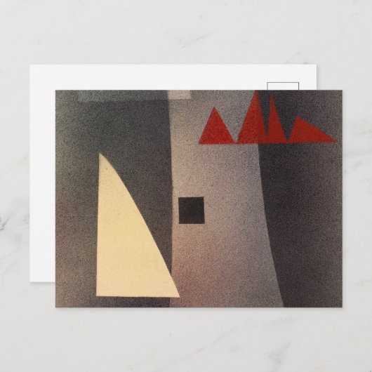 Obscure, 1930, van Wassily Kandinsky Briefkaart (Voorkant / Achterkant)