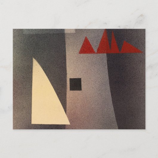 Obscure, 1930, van Wassily Kandinsky Briefkaart (Voorkant)