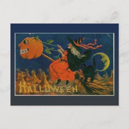 Obscure  Halloween Witch Briefkaart (Voorkant)