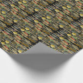 Obscure rage kleurige tropische vissen Gevist Cadeaupapier (Hoek)