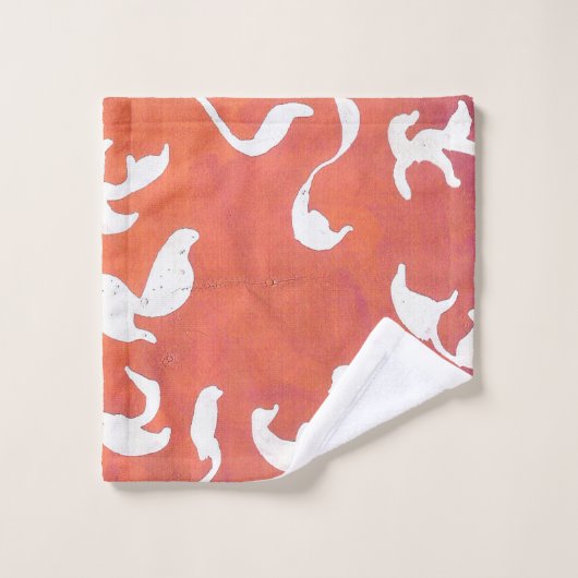 Observance Folk Art van AnyaC Bad Handdoek (Wasdoekje)