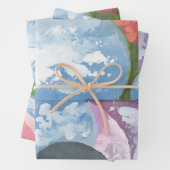 Observance Folk Art van AnyaC Inpakpapier Vel (In situ)