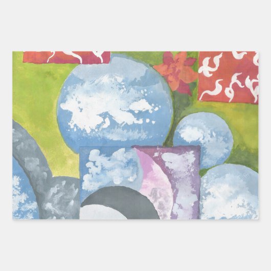 Observance Folk Art van AnyaC Inpakpapier Vel (Voorkant)