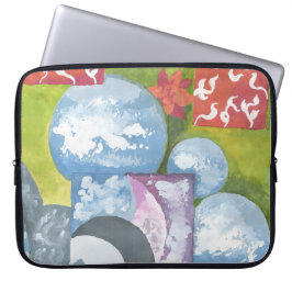 Observance Folk Art van AnyaC Laptop Sleeve