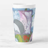 Observance Folk Art van AnyaC Latte Mok (Voorkant)