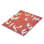 Observance Folk Art van AnyaC Tegeltje (Zijkant)