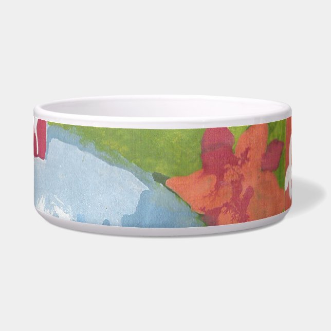 Observance Folk Art van AnyaC Voerbakje (Voorkant)