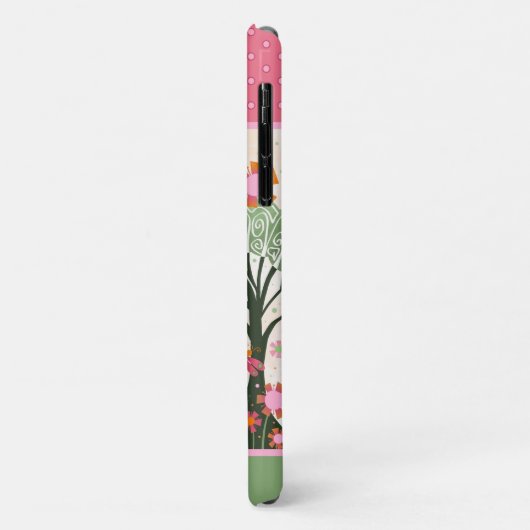 Observatie Bloemen Roze Groen Inspiratie Case-Mate iPhone Case (Achterkant/links)