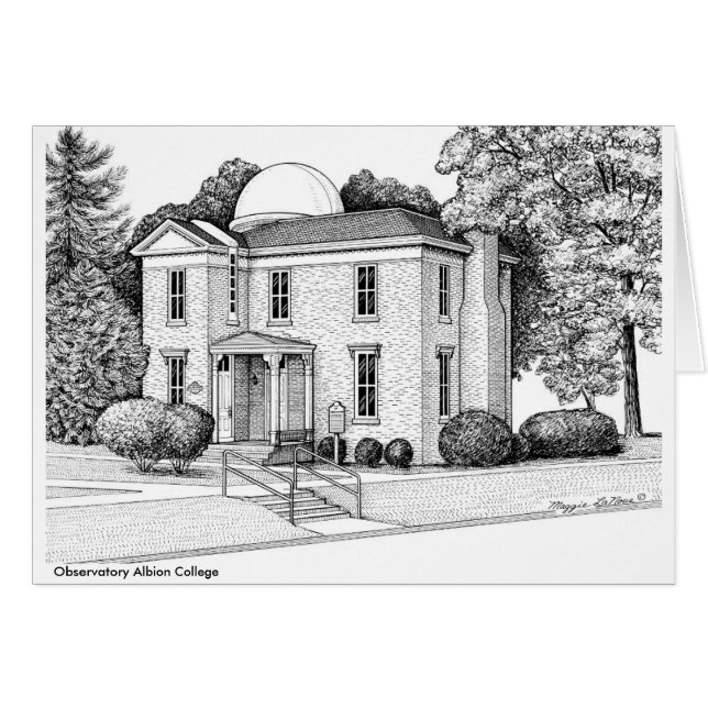 Observatorium, Albion College (Voorkant Horizontaal)